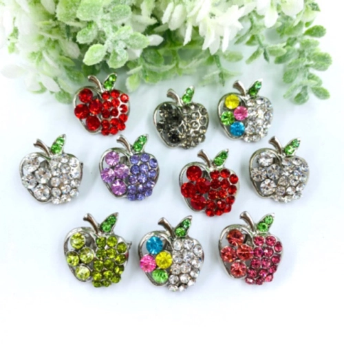 Elegant Brooch  10pcs Apple Brooch ( Kerongsang Bahu) Hijab Brooch Bahu Muslimah Brooch Pin-A02