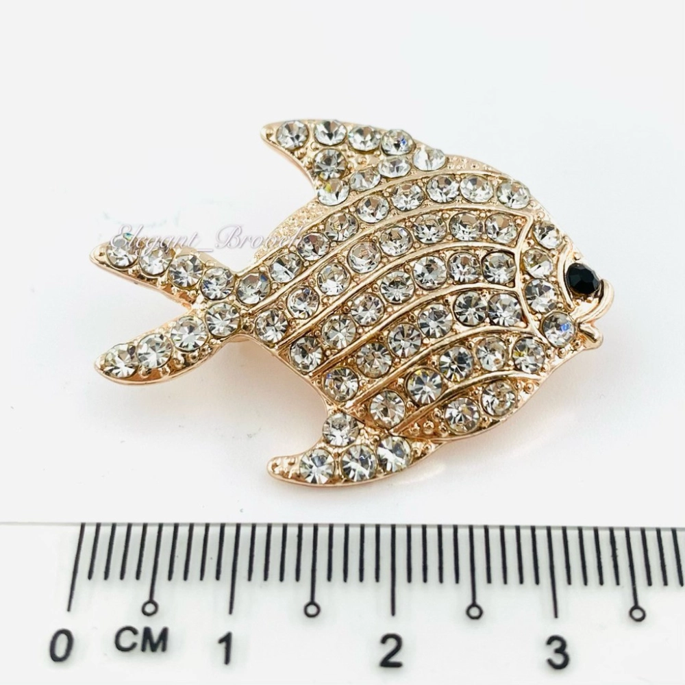 Elegant Brooch 1pc Premium Brooch Bahu Kerongsang IkanBrooch Pin Muslimah Kerongsang Bahu B2747