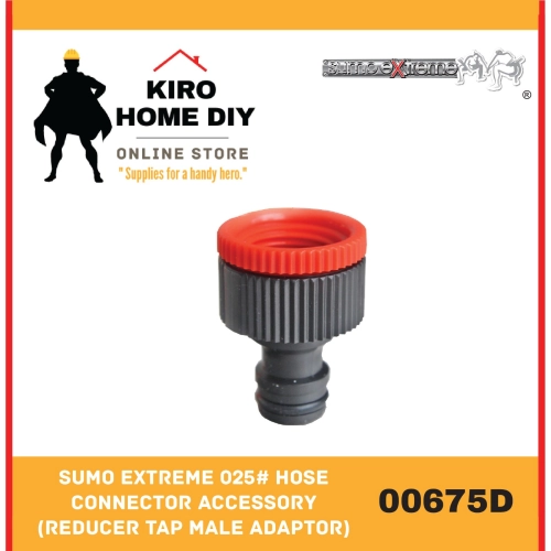 SUMO EXTREME 025# Hose Connector Accessory (Reducer Tap Male Adapter) - 00675D