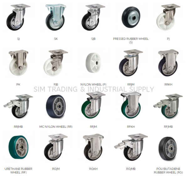 CASTOR WHEEL CASTOR WHEEL Johor, Malaysia, Batu Pahat Supplier, Suppliers, Supply, Supplies | SIM TRADING & INDUSTRIAL SUPPLY