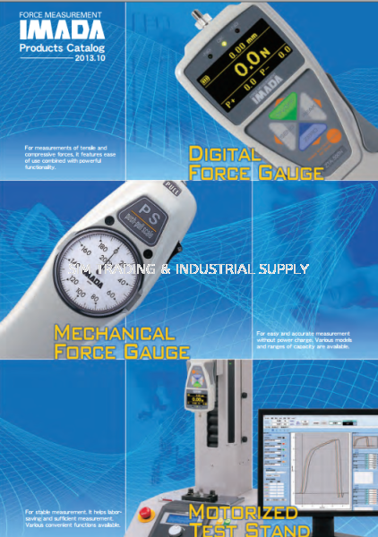 IMADA FORCE GAUGE FORCE GAUGE Johor, Malaysia, Batu Pahat Supplier, Suppliers, Supply, Supplies | SIM TRADING & INDUSTRIAL SUPPLY