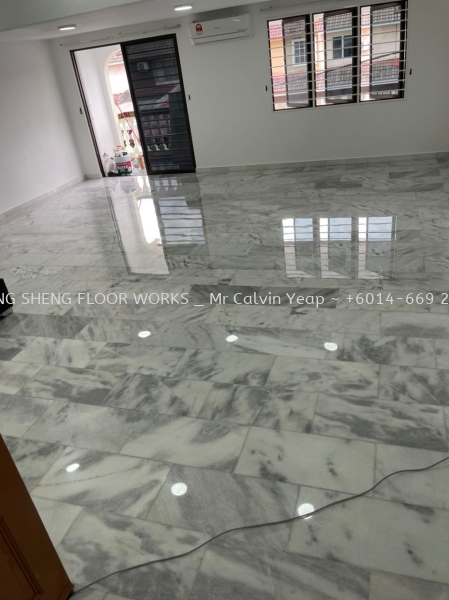 Terrazzo/Marble Flooring Refurbishment - polish Terrazzo /Marble Flooring Polished Selangor, Malaysia, Kuala Lumpur (KL), Petaling Jaya (PJ) Supplier, Suppliers, Supply, Supplies | Hong Sheng Floor Works