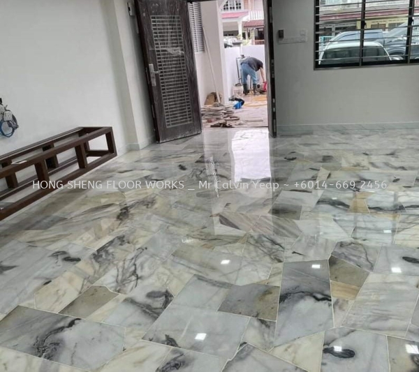 Terrazzo/Marble Flooring Refurbishment - polish Terrazzo /Marble Flooring Polished Selangor, Malaysia, Kuala Lumpur (KL), Petaling Jaya (PJ) Supplier, Suppliers, Supply, Supplies | Hong Sheng Floor Works
