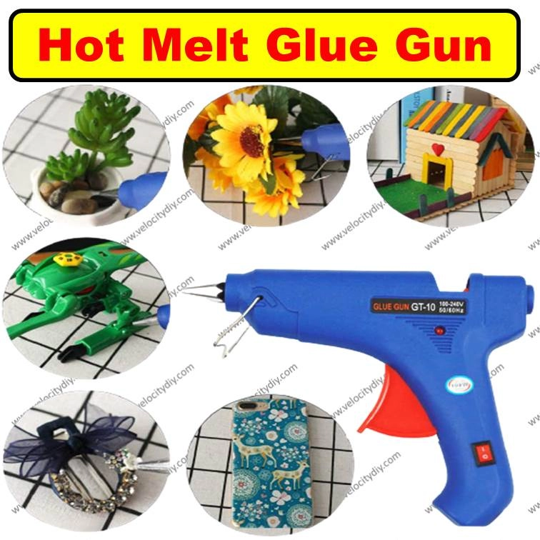 Hot Glue Gun, Hot Glue Gun Kit Includes 100 Watt Hot Glue Gun Full Size  Supplied