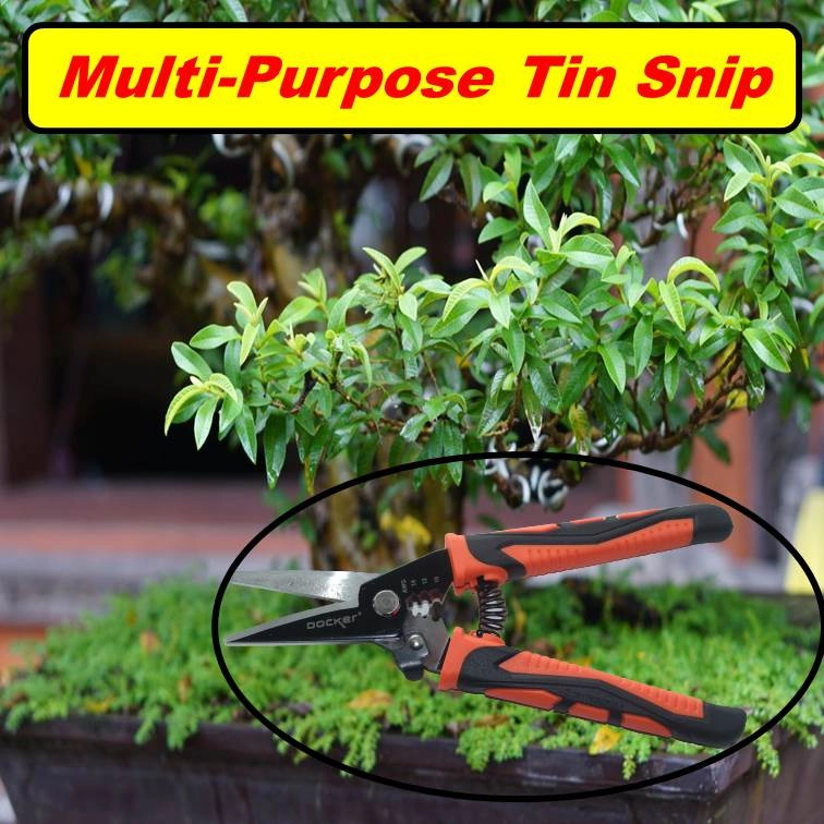 （多功能剪刀）Multi-Purpose Tin Snip Multi-Cutter Wire Cutter Zink Cutter Pruning Shear Gunting Bunga Gunting Wayar