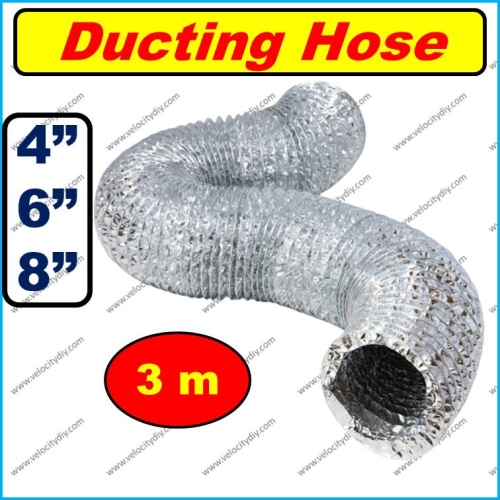 （铝制排气管）Aluminum Flexible Dryer Vent Hose Air Ducting Non-Insulated Ducting Hose