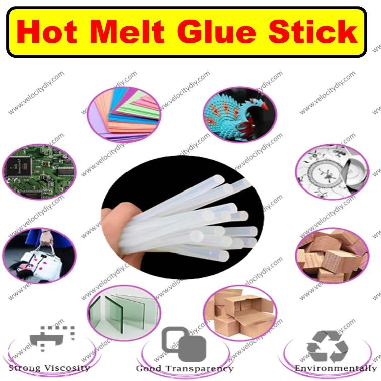（热溶胶）Hot Melt Glue Stick Hot Glue 300mm 5 Pieces