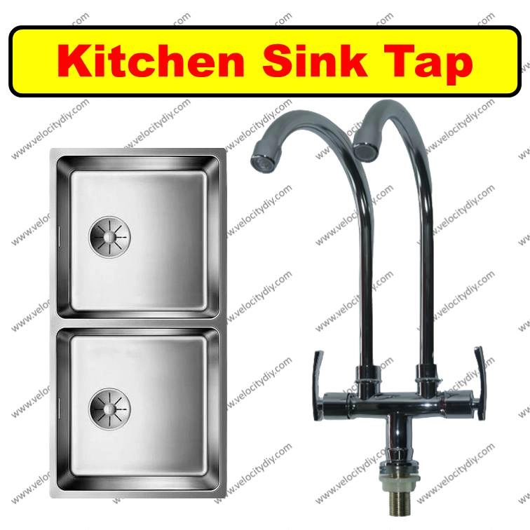 （双鹅颈龙头）Double Spout Kitchen Sink Tap