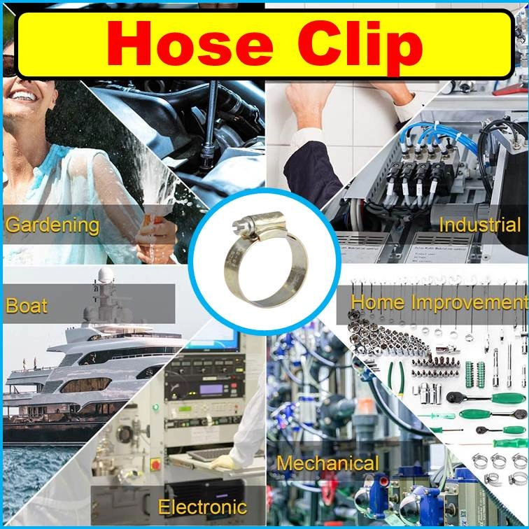 （喉夹）High Quality Hose Clips Hose Clamp Clip Paip