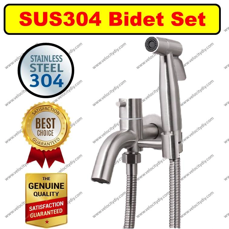 （白钢射水枪）Stainless Steel SUS304 Hand Bidet Sprayer