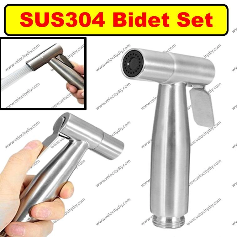 （白钢射水枪）Stainless Steel SUS304 Hand Bidet Sprayer