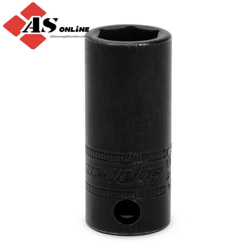 SNAP-ON 3/8" Drive 6-Point Metric 12 mm Flank Drive Semi-Deep Impact Socket / Model: IMFMS12