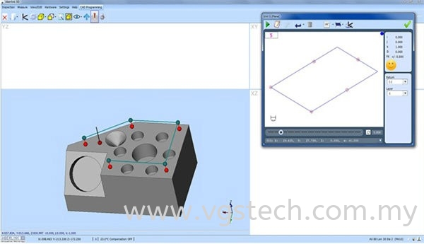 Programming from CAD Aberlink3D Software Metrology Measuring Software (VSC / RV) Malaysia, Penang, Selangor, Kuala Lumpur (KL), Johor Bahru (JB), Singapore Supply, Suppliers | VGSM Technology (M) Sdn Bhd