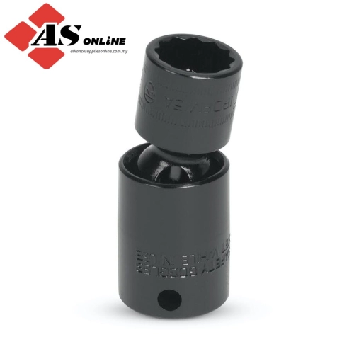 SNAP-ON 3/8" Drive 12-Point Metric 15 mm Flank Drive Shallow Swivel Impact Socket / Model: IPDFM15A
