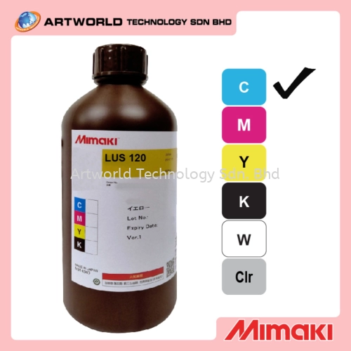 Mimaki LUS-120 Cyan UV Ink (1L)