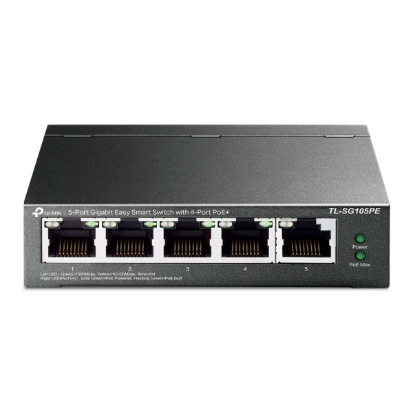 TL-SG105PE.TPLink 5-Port Gigabit Easy Smart Switch with 4-Port PoE+ Omada Cloud SDN TP-Link GRAB iT Johor Bahru (JB), Malaysia, Selangor, Kuala Lumpur (KL), Perak, Skudai, Subang Jaya, Ipoh Supplier, Suppliers, Supply, Supplies | AIASIA TECHNOLOGY DISTRIBUTION SDN BHD