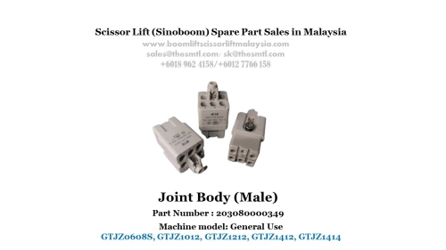 Scissor Lift Spare Part- Joint Body (Male) Part No. : 203080000349