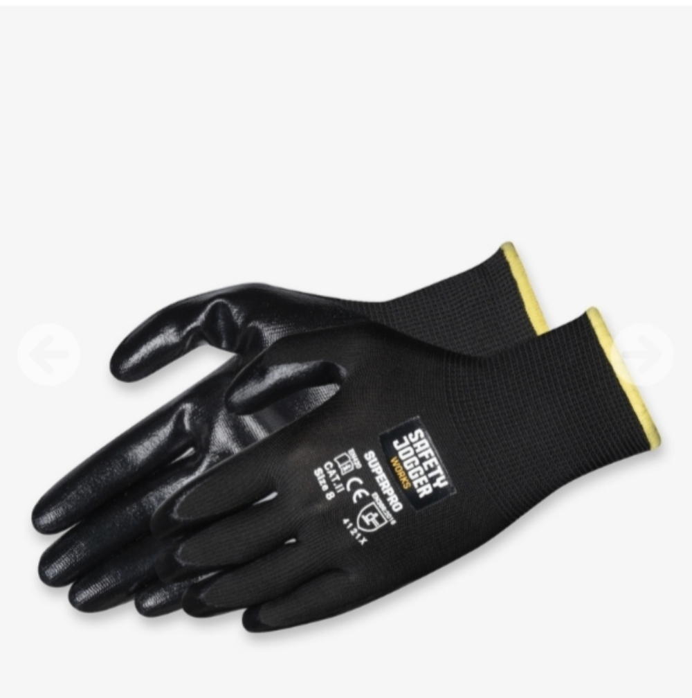 Safety Jogger Superpro Polyester Gloves (Oil Resistant)