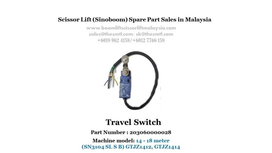 Scissor Lift Spare Part- Travel Switch Part No.: 203060000028
