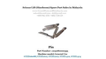 Scissor Lift Spare Part- Pin Part No.: 203080000355