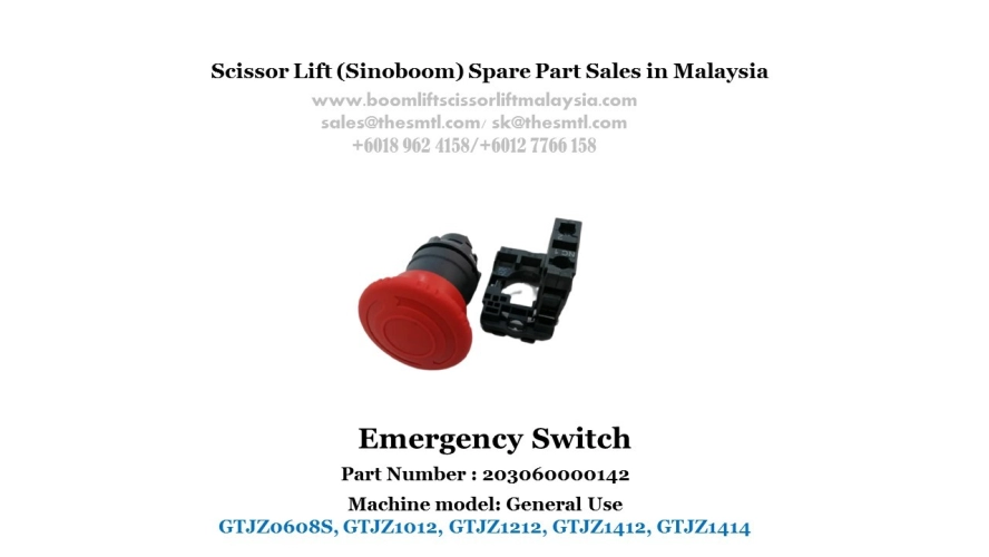 Scissor Lift Spare Part- Emergency Switch Part No.: 203060000142