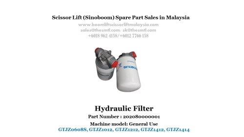 Scissor Lift Spare Part- Hydraulic Filter Part No.: 202080000001