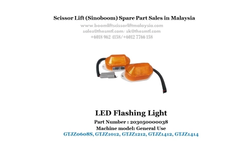 Scissor Lift Spare Part- LED Flashing Light Part No.: 203050000038