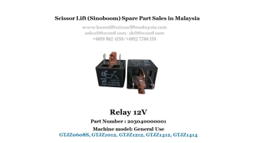 Scissor Lift Spare Part- Relay 12V Part No.: 203040000001