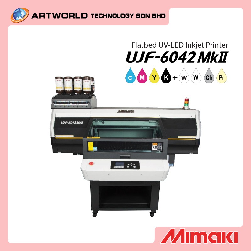 Mimaki UJF 6042 MKII UV Curable Flatbed 