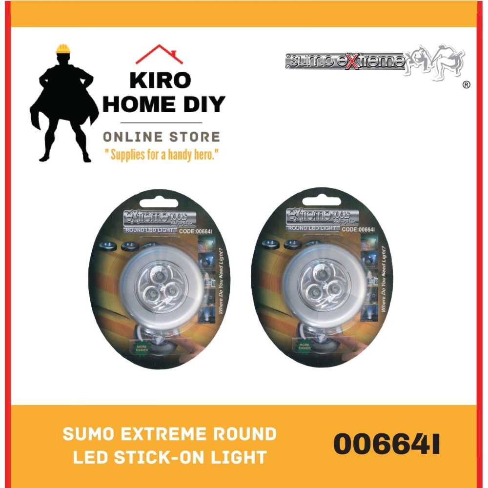 SUMO EXTREME Round LED Stick-On Light - 00664I