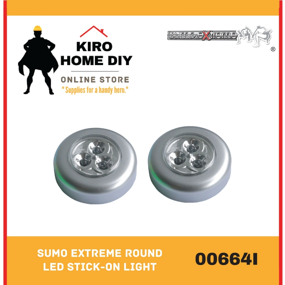 SUMO EXTREME Round LED Stick-On Light - 00664I