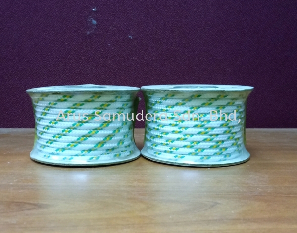 Nylon Rope, White,  Braided 1/8" x 33' Marine Hardware & Ropes Malaysia, Perak Supplier, Suppliers, Supply, Supplies | Arus Samudera Sdn Bhd