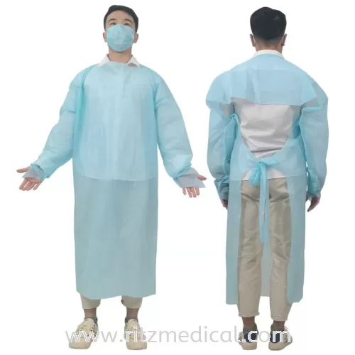 WS Disposable CPE Gown 55G