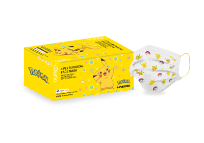 Durio 546A Pok��mon 4 Ply Surgical Face Mask - Pikachu Style01