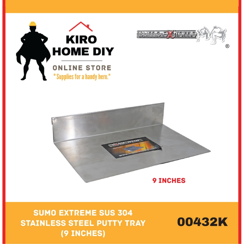 SUMO EXTREME SUS 304 Stainless Steel Putty Tray (9 Inches) - 00432K