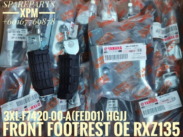 FRONT FOOTREST OE RXZ135/5PV CATALAZY FED01 3XL-F7420-00-A LMIE YAMAHA PARTS YAMAHA PARTS PARTS CATALOG Johor Bahru JB Supply Suppliers | X Performance Motor