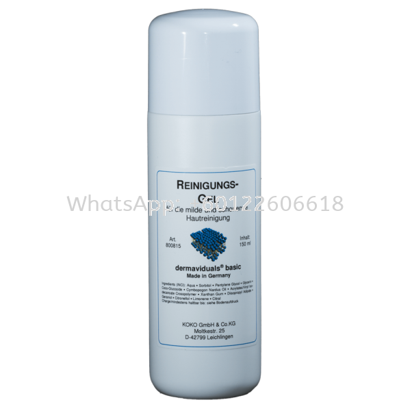 Cleansing Gel Ance / Oily Congested and Blemish Skin Dermaviduals Basic Care Cleanser  Petaling Jaya (PJ), Selangor, Malaysia. Suppliers, Supplies, Supplier, Wholesale | Dermaviduals Malaysia ~ Singapore