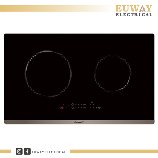 BRANDT 2 ZONE INDUCTION HOB BPI6230BL  Built in-hob Electrical Hob Cooker Hob Perak, Malaysia, Ipoh Supplier, Suppliers, Supply, Supplies | EUWAY ELECTRICAL (M) SDN BHD