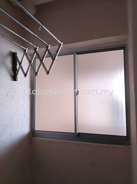 Sliding windows (NA +naco glass) @Sang Suria Condominium Sentul, Kuala Lumpur  Aluminium Sliding Windows Selangor, Malaysia, Kuala Lumpur (KL), Cheras Supplier, Installation, Supply, Supplies | GL GLASS & ALUMINIUM TRADING