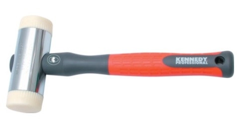 KEN5273080K - 44mm DIAMETER HARD NYLON HAMMER(POLYPROPYLENE HANDLE)