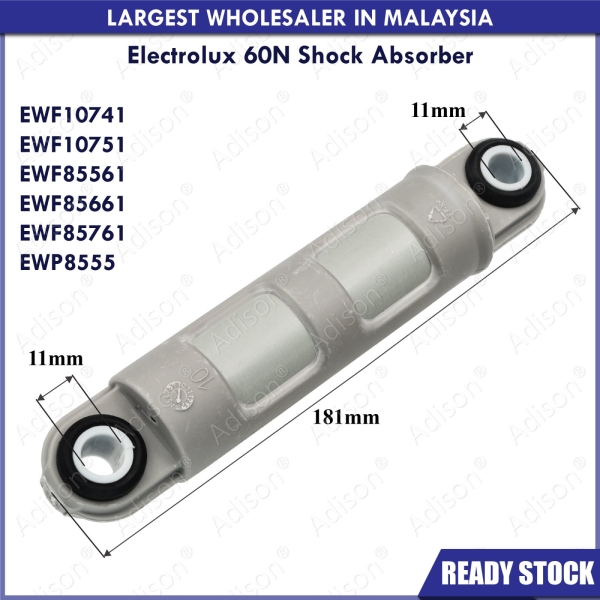 Code: 32914 Shock Absorber Electrolux 1322553601 / 1327440002 / 1322553700 For EWF10741 / EWF85561 Shock Absorber Washing Machine Parts Melaka, Malaysia Supplier, Wholesaler, Supply, Supplies | Adison Component Sdn Bhd