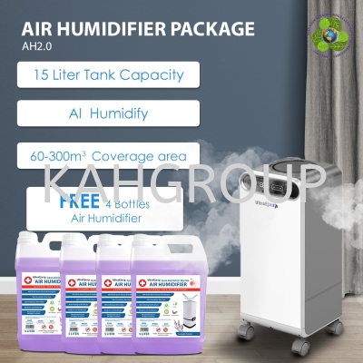 Air Humidifier 2.0 @ Free 4 Bottle Air Humidifier Disinfectant