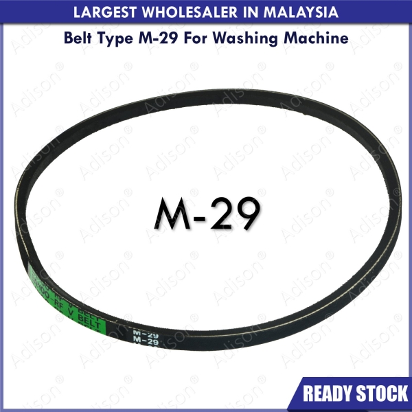 Code: WBM029 Belt Type M 29 V-Belt Belting For Washer / Dryer Melaka, Malaysia Supplier, Wholesaler, Supply, Supplies | Adison Component Sdn Bhd