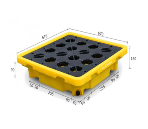 Poly Spill Pallet (Double Drum) - PSP01