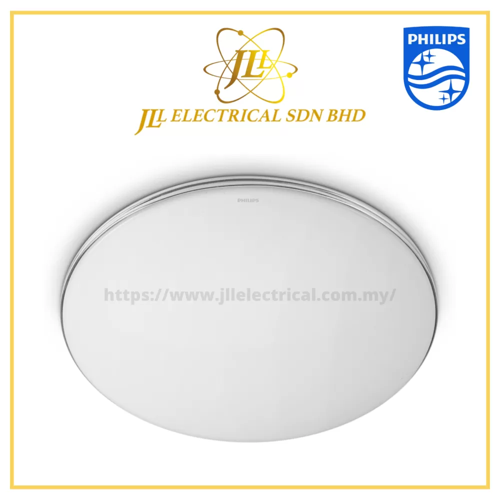 PHILIPS CL505 AIO ROUND LED CEILING LIGHT SILVER 23W 2700K-6500K DIMMABLE c/w Remote Control