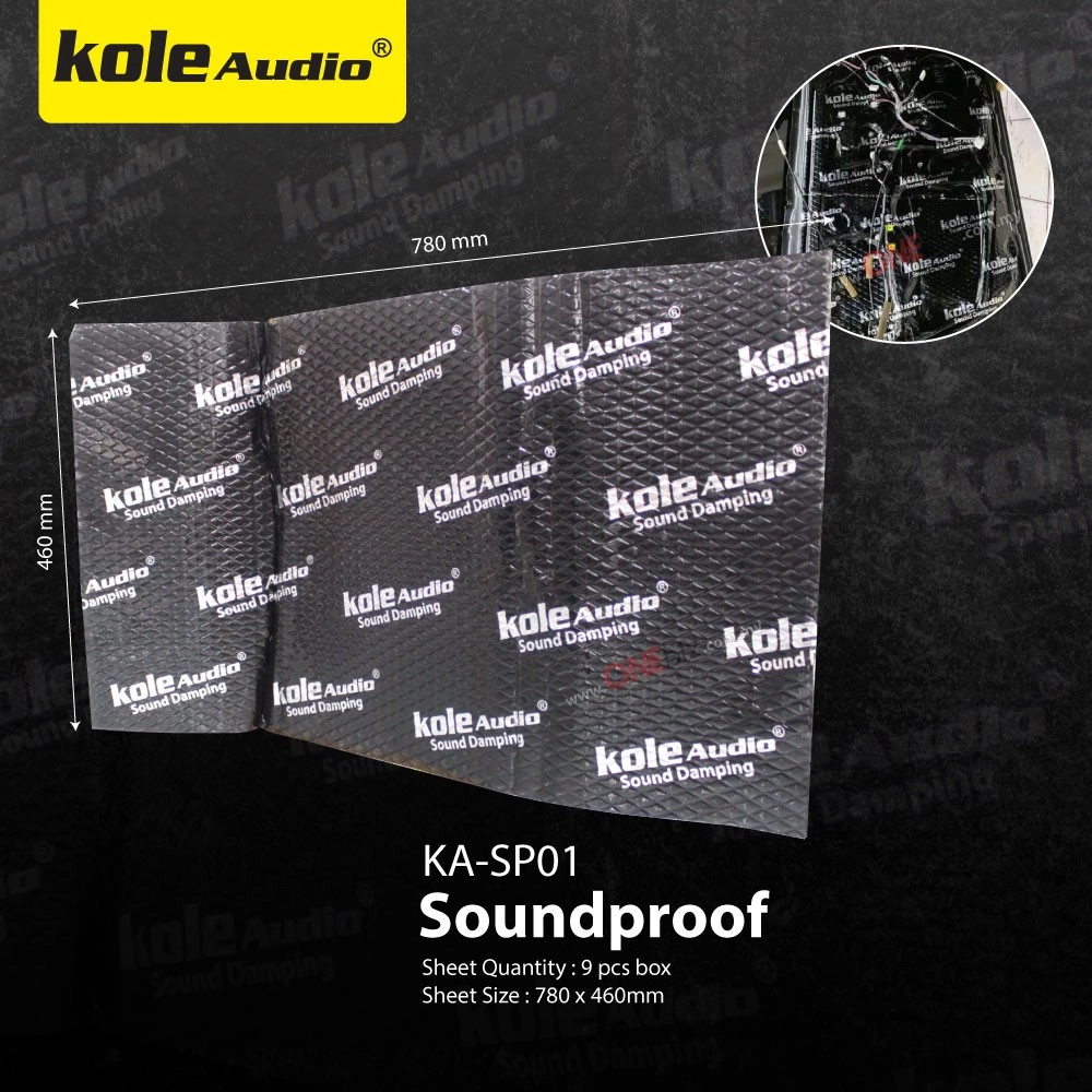 Kole Audio Soundproof 9 Pcs Box KA-SP01