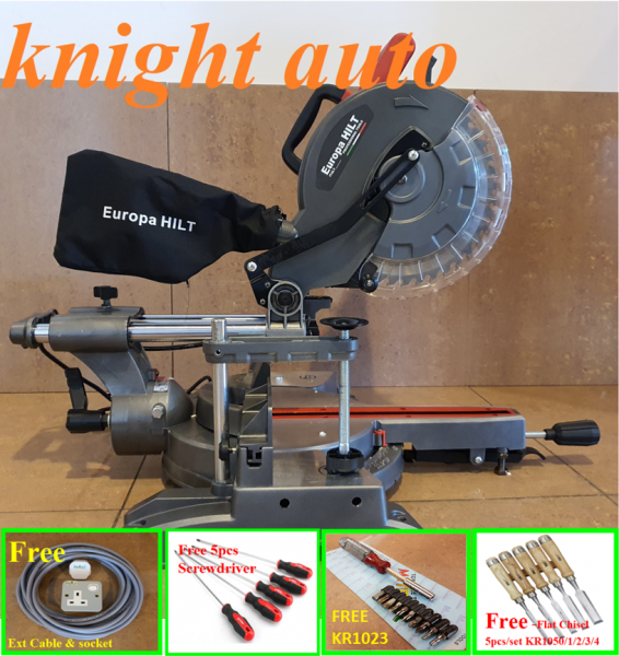 FreeGifts- Europa Hilt EMS10-S Mitre Saw 10"inch 255mm*2200w (Slide Compound) ID32683    Europa Hilt Power Tools (Branded) Selangor, Malaysia, Kuala Lumpur (KL), Seri Kembangan, Setapak, Kajang Supplier, Suppliers, Supply, Supplies | Knight Auto Sdn Bhd