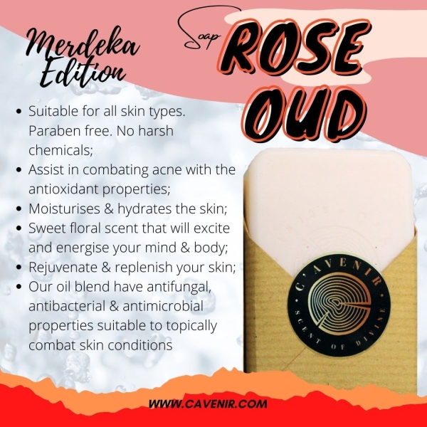 Rose Oud Soap Bar (Merdeka Edition) Soap C'Avenir Malaysia, Kuala Lumpur (KL), Selangor Supplier, Suppliers, Supply, Supplies | Perfumer's Lab & Academy Sdn Bhd