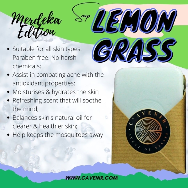 Lemongrass Soap Bar (Merdeka Edition) Soap C'Avenir Malaysia, Kuala Lumpur (KL), Selangor Supplier, Suppliers, Supply, Supplies | Perfumer's Lab & Academy Sdn Bhd