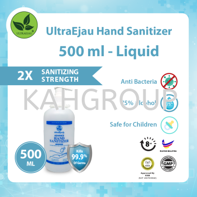 UltraEjau Hand Sanitizer 500ml - Liquid